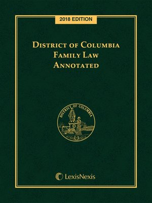 cover image of District of Columbia Family and Juvenile Law